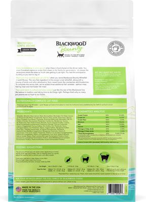 Show full view: Blackwood Bounty Grain-Free Whitefish & Lentil Recipe Dry Cat Food, 10-lb bag slide 3 of 11