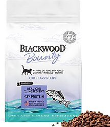 Blackwood Bounty Grain-Free Cod & Carp Recipe Dry Cat Food, 10-lb bag