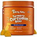 Zesty Paws Turmeric Curcumin Bites Duck Flavored Soft Chews Multivitamin for Dogs, 90 count