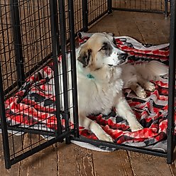 Lucky Dog European Style Dog Kennel Panel, Black, 6 x 5-ft slide 2 of 7