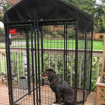 Show full view: Lucky Dog Uptown Welded Wire Dog Kennel, Cover & Frame, 6 x 4 x 4 ft slide 4 of 10