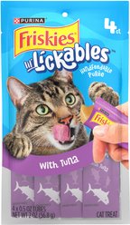 Friskies lil' Lickables Tuna Lickable Cat Treats, 0.5-oz tube, 4 count slide 1 of 9