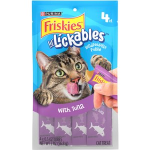 Friskies lil' Lickables Tuna Lickable Cat Treats, 0.5-oz tube, 4 count
