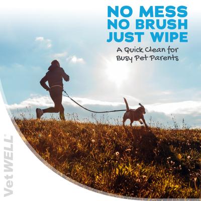 Show full view: VetWELL Zymadent Dog & Cat Dental Wipes, 50 count slide 6 of 9