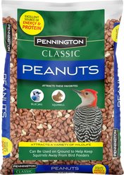 Pennington Classic Shelled Peanuts Wild Bird Food Treats, 5-lb bag