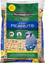 Pennington Classic In Shell Peanuts Wild Bird Food Treats, 5-lb bag