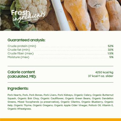 Show full view: Smallbatch Pets Pork Non-GMO Freeze-Dried Dog Food, 28-oz bundle slide 5 of 10