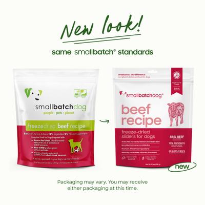 Show full view: Smallbatch Pets Beef Non-GMO Freeze-Dried Dog Food, 50-oz bundle slide 3 of 10