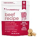 Smallbatch Pets Beef Freeze-Dried Raw Sliders Grain-Free Dry Dog Food, 25-oz bag