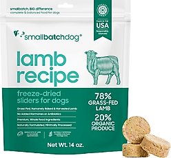 Smallbatch Pets Lamb Non-GMO Freeze-Dried Dog Food, 14-oz bag