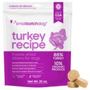 Smallbatch Pets Turkey Non-GMO Freeze-Dried Dog Food, 25-oz bag