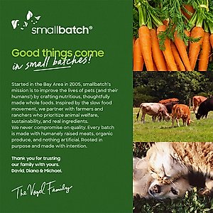 Smallbatch Pets Turkey Non-GMO Freeze-Dried Dog Food, 25-oz bag