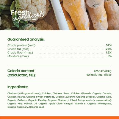 Show full view: Smallbatch Pets Chicken Non-GMO Freeze-Dried Dog Food, 25-oz bag slide 4 of 9