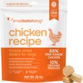 Smallbatch Pets Chicken Freeze-Dried Raw Sliders Grain-Free Dry Dog Food, 25-oz bag