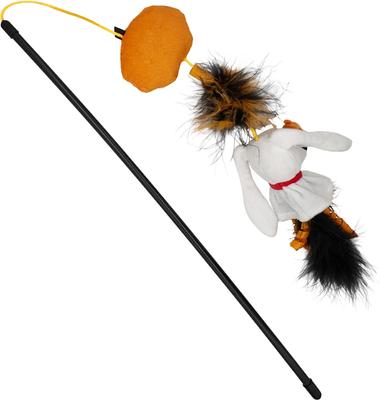 Show full view: GMASON Disney Nightmare Before Christmas Zero Wand Cat Toy, White slide 2 of 6