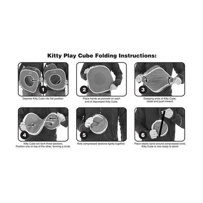 Show full view: Kitty City Safari Jungle Play Cube Interactive Cat Toy House slide 8 of 11