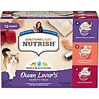 Rachael Ray Nutrish Ocean Lovers Variety Pack Grain-Free Wet Cat Food, 2.8-oz, case of 12