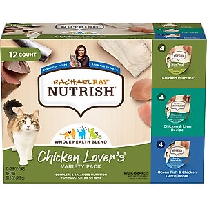 RACHAEL RAY NUTRISH Chicken Lovers Variety Pack Grain-Free Wet Cat