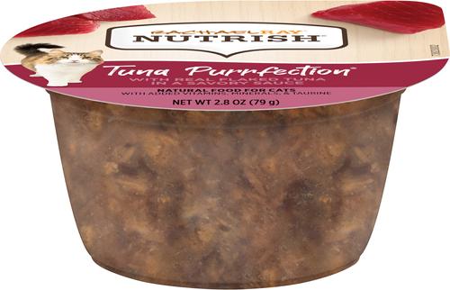 Show full view: Rachael Ray Nutrish Tuna Purrfection Grain-Free Wet Cat Food, 2.8-oz, case of 12 slide 3 of 11