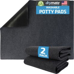 Drymate Washable Dog Training Pee Pads, 29 x 36-in, 2 count, Charcoal