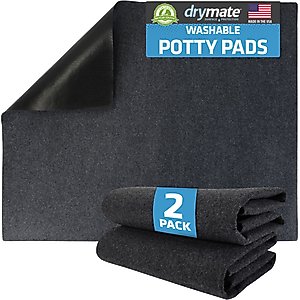Drymate Washable Dog Training Pee Pads, 29 x 36-in, 2 count, Charcoal