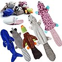 Nocciola Wildlife Series Squeaky Stuffing-Free Dog Plush Toy Variety Pack, 5 count