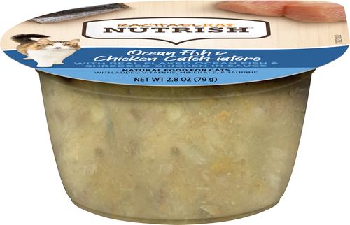 Show full view: Rachael Ray Nutrish Ocean Fish & Chicken Catch-iatore Grain-Free Wet Cat Food, 2.8-oz, case of 24 slide 3 of 10