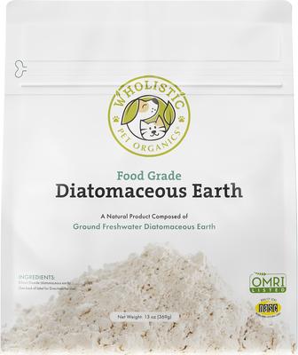Show full view: Wholistic Pet Organics Diatomaceous Earth Powder Supplement for Dogs, 13-oz jar slide 4 of 6