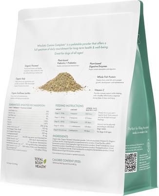 Show full view: Wholistic Pet Organics Canine Complete Enhanced Daily Multivitamin for Dogs Supplement, 2-lb slide 6 of 8
