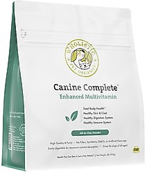 Wholistic Pet Organics Canine Complete Enhanced Daily Multivitamin for Dogs Supplement, 2-lb