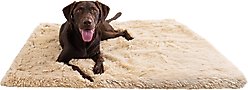 Best Friends by Sheri Throw Calming Shag Ultra Soft Faux Fur Cat & Dog Blanket, Taupe, Jumbo