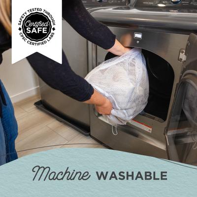 Show full view: Best Friends by Sheri SnuggleSoft Reversible Calming Faux Fur Orthopedic Cat & Dog Blanket, Grey slide 4 of 10