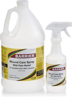 Show full view: Aurora Pharmaceuticals Barrier Farm Animal Wound Care Spray with Pain Relief, 16-oz bottle slide 4 of 4