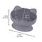 Show in main carousel: Kitty City Cat Ear Slow-Feed Elevated Cat Bowls, White & Grey, 6.5-oz, 2 count slide 5 of 11