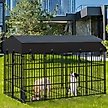 Show in main carousel: BingoPaw Outdoor Dog & Cat Kennel with Cover, Black, Large slide 1 of 7