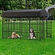 Show in main carousel: BingoPaw Outdoor Dog & Cat Kennel with Cover, Black, Large slide 4 of 7