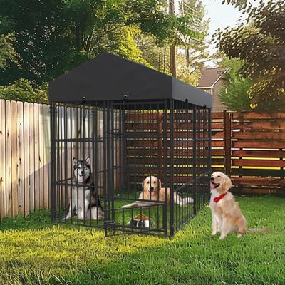 Show full view: BingoPaw Outdoor Dog & Cat Kennel with Cover, Black, X-Small slide 4 of 11