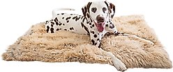 Best Friends by Sheri Throw Calming Shag Ultra Soft Faux Fur Cat & Dog Blanket, Taupe, Standard