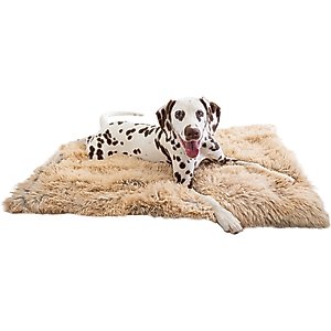 Best Friends by Sheri Throw Shag Dog & Cat Blanket, Taupe, Standard