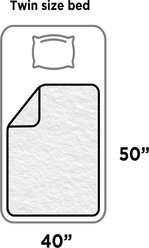 Best Friends by Sheri Throw Calming Shag Ultra Soft Faux Fur Cat & Dog Blanket, Taupe, Jumbo slide 2 of 7