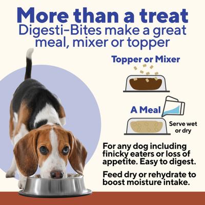 Show full view: Dave's Pet Food Digesti-Bites Venison & Organ Meat High Protein Adult Freeze-Dried Dog Treats, 10-oz bag slide 8 of 11