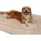 Show in main carousel: Sherry Kline Pet Collection Shaggy Fur Rectangle Pillow Dog Bed, 26-in, Taupe slide 1 of 5