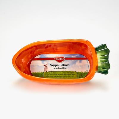 Show full view: Kaytee Vege-T-Bowl Carrot Small Pet Bowl, 22-oz slide 2 of 5