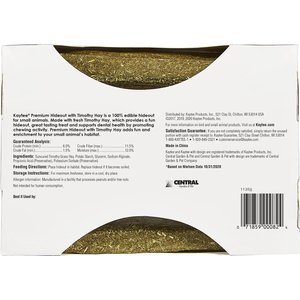 Kaytee Premium Timothy Hideout Small Animal Treats, Large