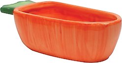 Kaytee Vege-T-Bowl Carrot Small Pet Bowl, 22-oz