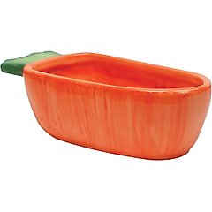 Kaytee Vege-T-Bowl Carrot Small Pet Bowl, 22-oz