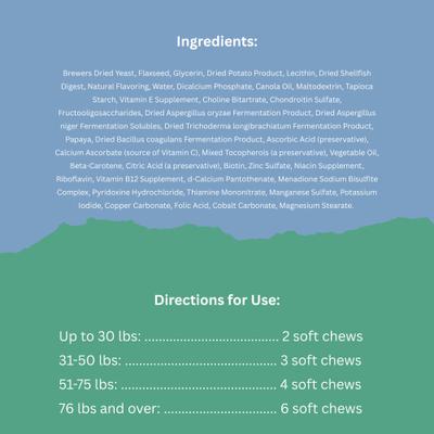 Show full view: BuddyRest Soothe Multivitamin Supplement for Dogs, 120 count slide 6 of 6