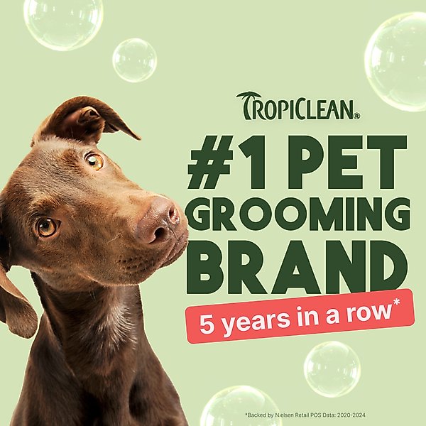 Show full view: TropiClean Refreshing 2-in-1 Dog Shampoo & Conditioner, Watermelon Scent, 1-gal bottle slide 3 of 9
