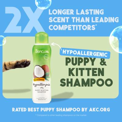 Show full view: TropiClean Gentle Coconut Hypoallergenic Cat Shampoo, 12-fl oz bottle slide 3 of 11