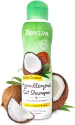 TropiClean Gentle Coconut Hypoallergenic Cat Shampoo, 12-fl oz bottle
